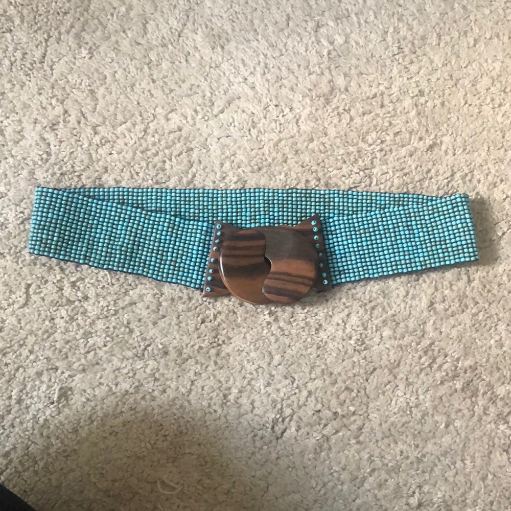 Anthropologie Beaded Belt